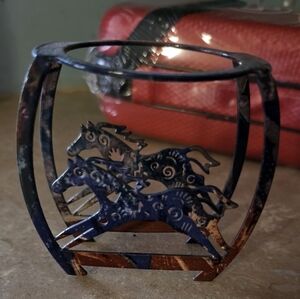 Decorative Metal Horse Candle Holder